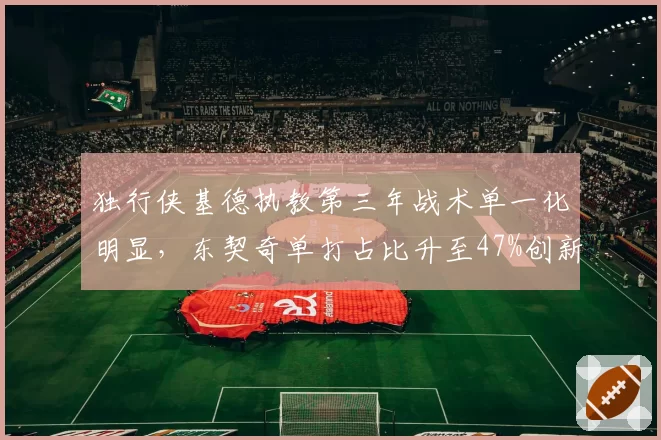 独行侠基德执教第三年战术单一化明显，东契奇单打占比升至47%创新高